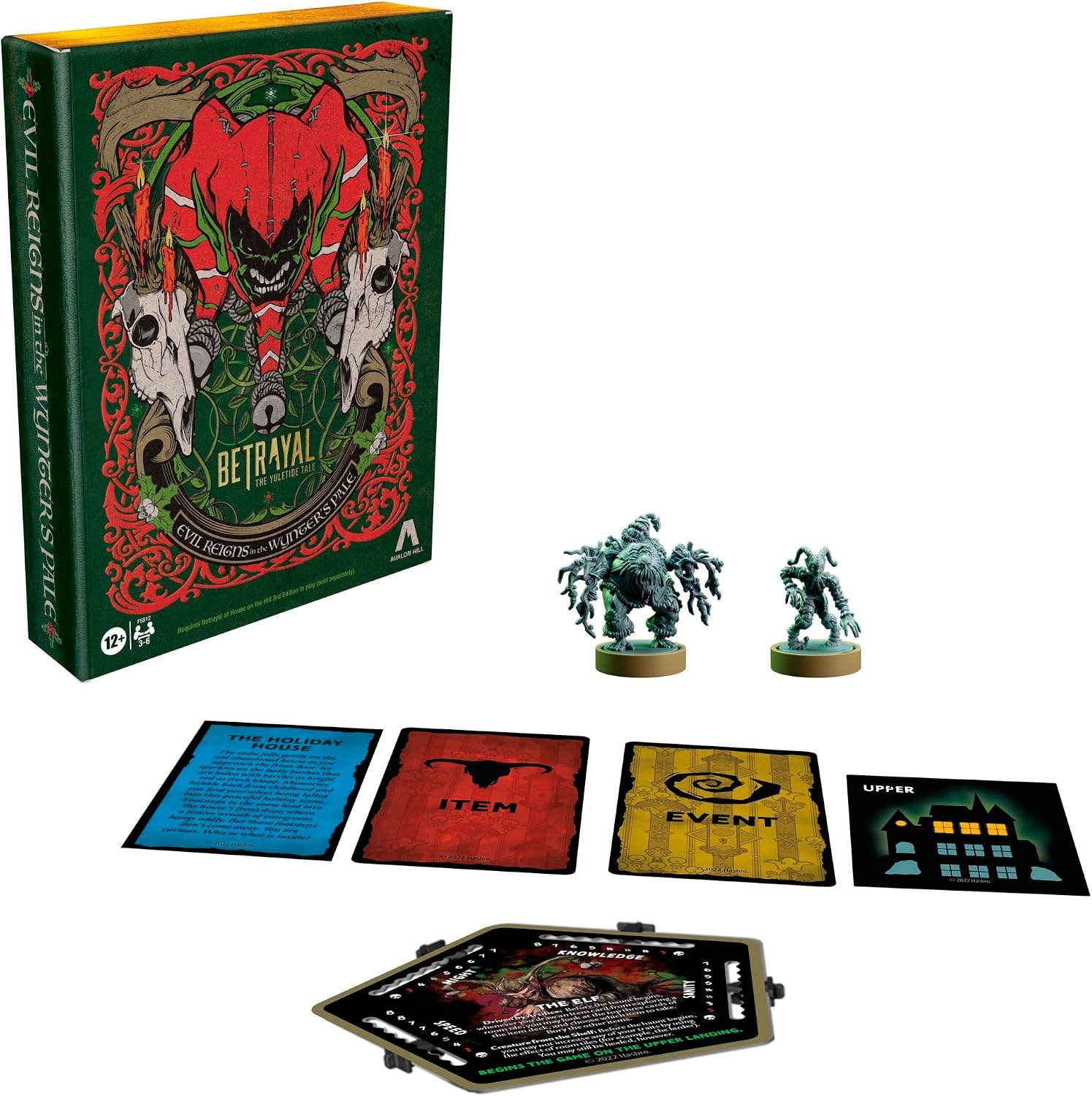 image:imageAvalon Hill Betrayal Evil Reigns in The Wynters Pale The Yuletide Tale Expansion Ages 12 Requires Betrayal at HOTH 3rd Edition to PlayBetrayal the Yuletide Tale