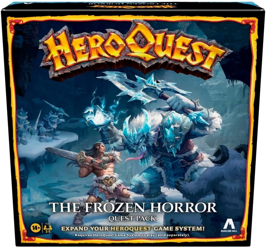 image:imageAvalon Hill HeroQuest The Frozen Horror Quest Pack Dungeon Crawler Game for Ages 14 Requires HeroQuest Game System to PlayMulticolored