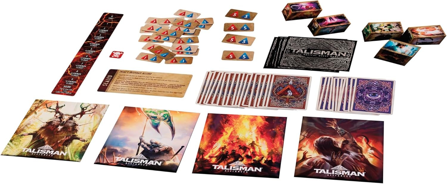 image:imageAvalon Hill Talisman Alliances Fate Beckons Board Game Talisman Expansion Cooperative Fantasy Adventure Games Ages 12 2 to 6 PlayersTalisman Alliances Expansion