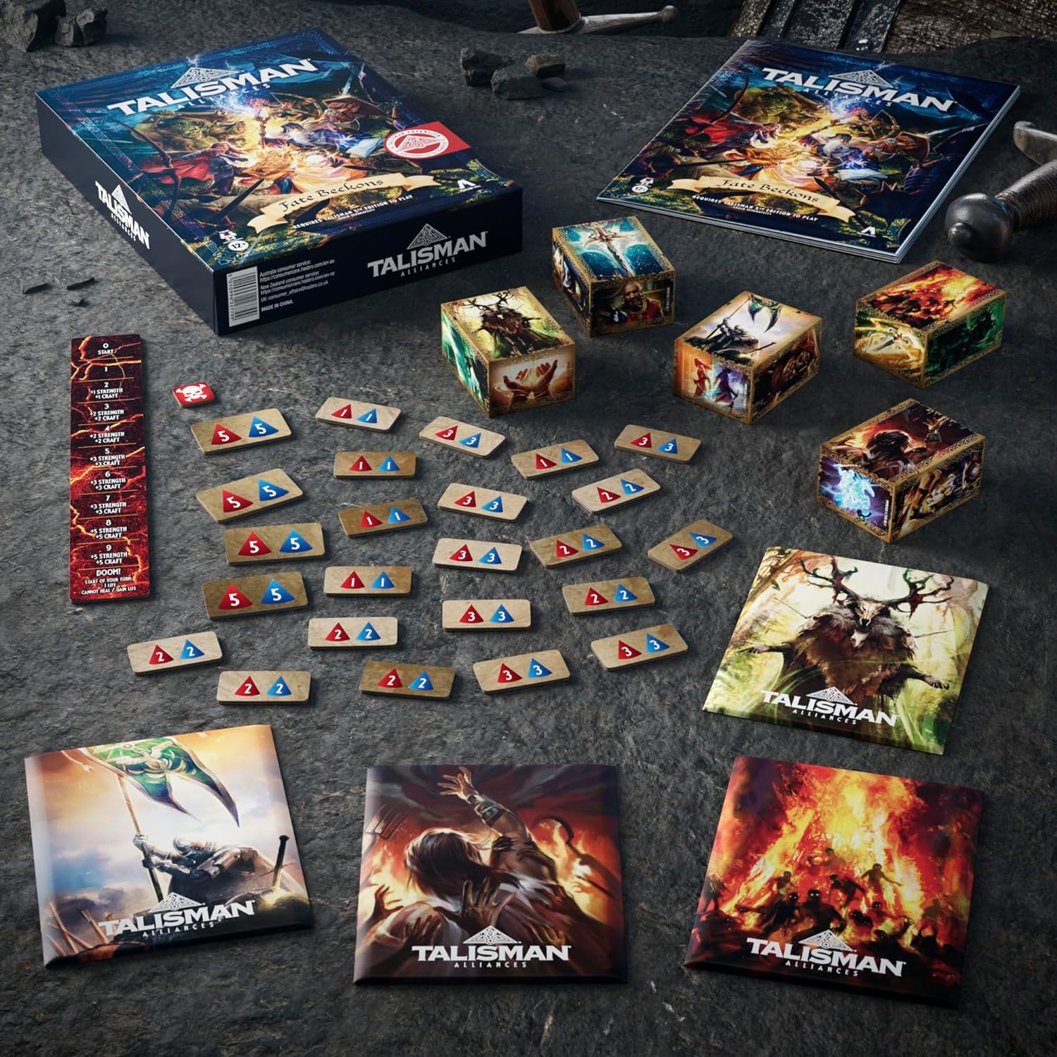 image:imageAvalon Hill Talisman Alliances Fate Beckons Board Game Talisman Expansion Cooperative Fantasy Adventure Games Ages 12 2 to 6 PlayersTalisman Alliances Expansion