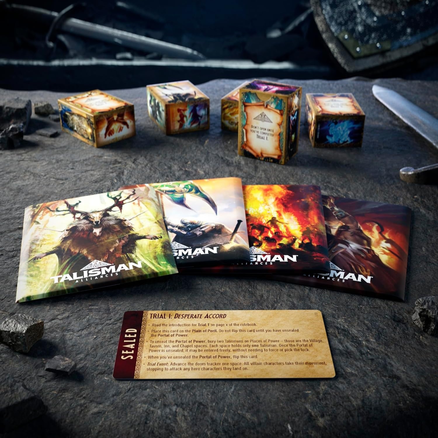 image:imageAvalon Hill Talisman Alliances Fate Beckons Board Game Talisman Expansion Cooperative Fantasy Adventure Games Ages 12 2 to 6 PlayersTalisman Alliances Expansion