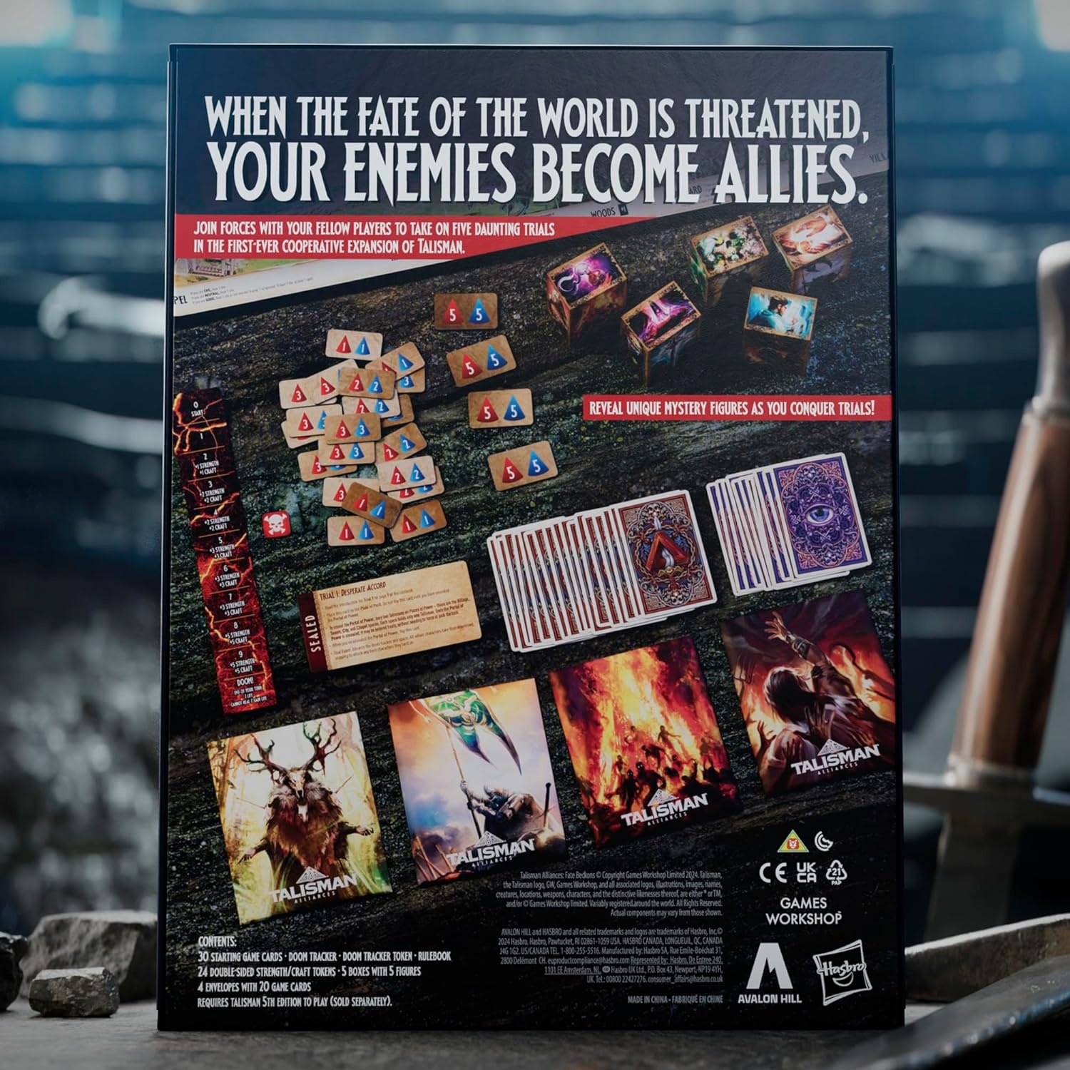 image:imageAvalon Hill Talisman Alliances Fate Beckons Board Game Talisman Expansion Cooperative Fantasy Adventure Games Ages 12 2 to 6 PlayersTalisman Alliances Expansion