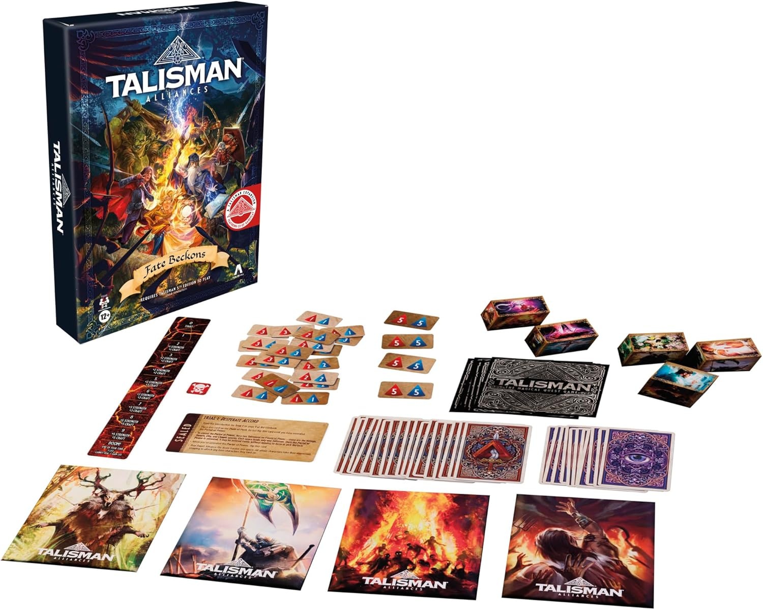 image:imageAvalon Hill Talisman Alliances Fate Beckons Board Game Talisman Expansion Cooperative Fantasy Adventure Games Ages 12 2 to 6 PlayersTalisman Alliances Expansion