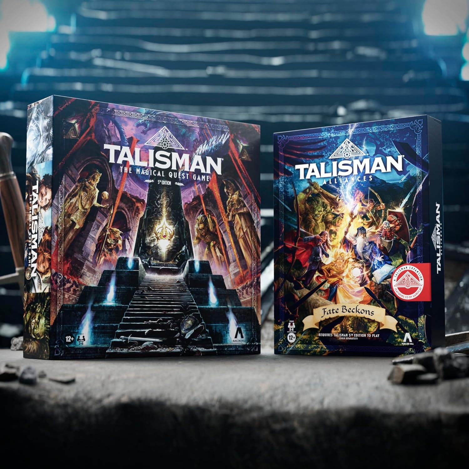 image:imageAvalon Hill Talisman Alliances Fate Beckons Board Game Talisman Expansion Cooperative Fantasy Adventure Games Ages 12 2 to 6 PlayersTalisman Alliances Expansion