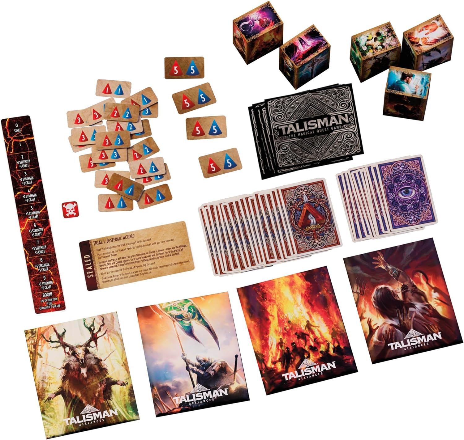 image:imageAvalon Hill Talisman Alliances Fate Beckons Board Game Talisman Expansion Cooperative Fantasy Adventure Games Ages 12 2 to 6 PlayersTalisman Alliances Expansion