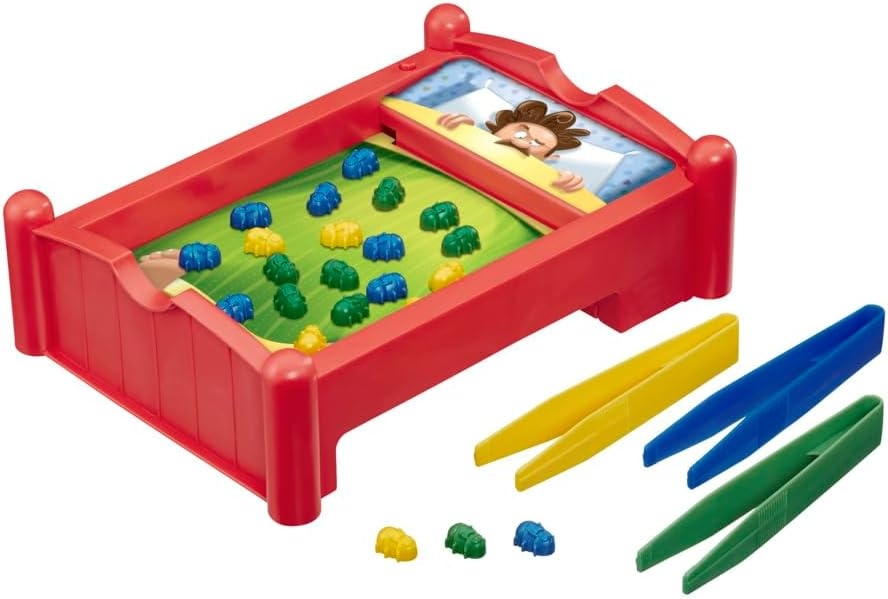 image:imageBed Bugs Board Game The Classic Game of CritterCatchin Fun Kids and Preschool Games Ages 4 and Up 2 to 3 Players Family Games Easter Gift for Kids Amazon Exclusive