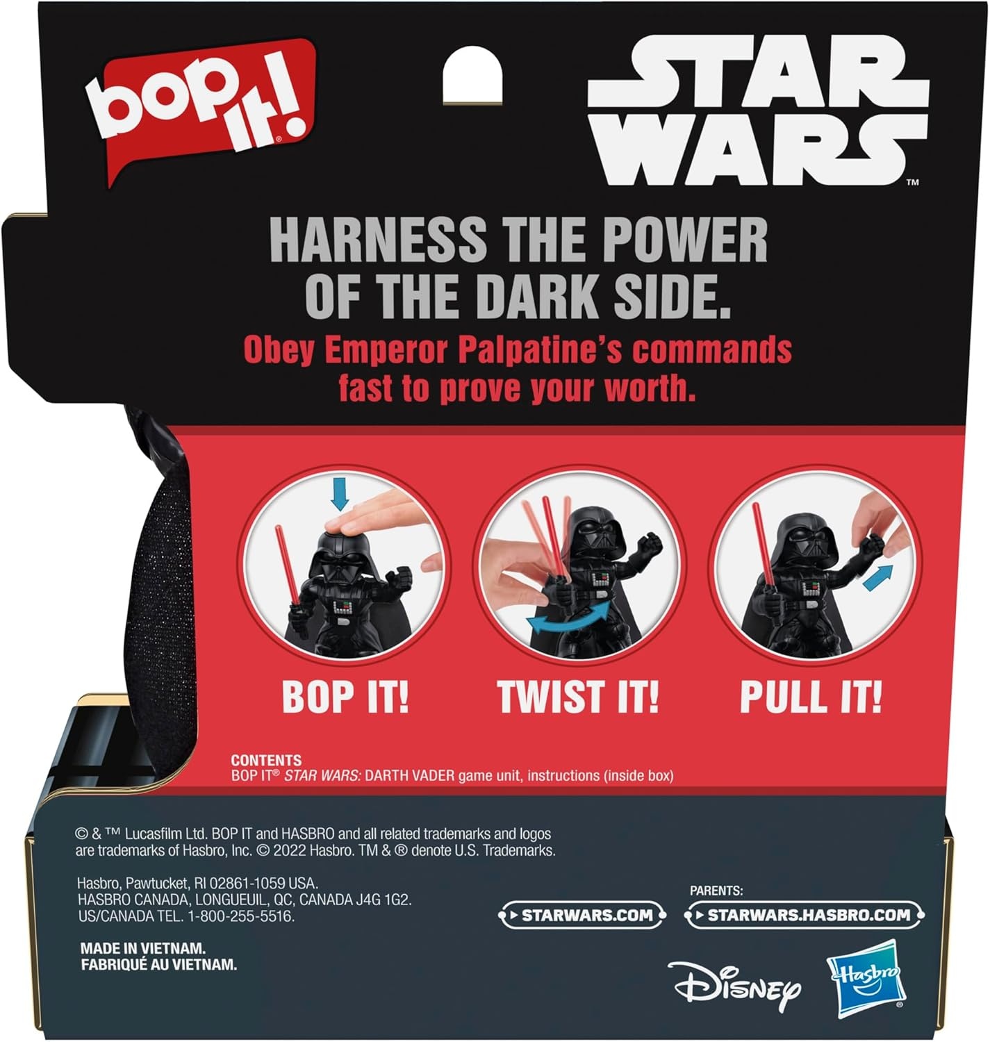 image:imageBop It Star Wars Darth Vader Edition Game Features The Voice of Emperor Palpatine Game for 1 or More Players Ages 8 and Up