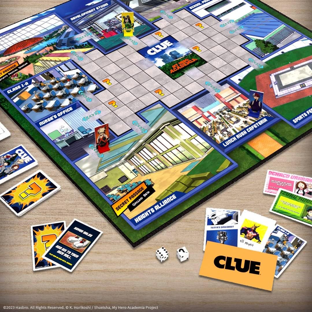 image:imageCLUE My Hero Academia Featuring Characters amp Locations from My Hero Academia OfficiallyLicensed My Hero Academia Anime TV Show Game amp Merchandise