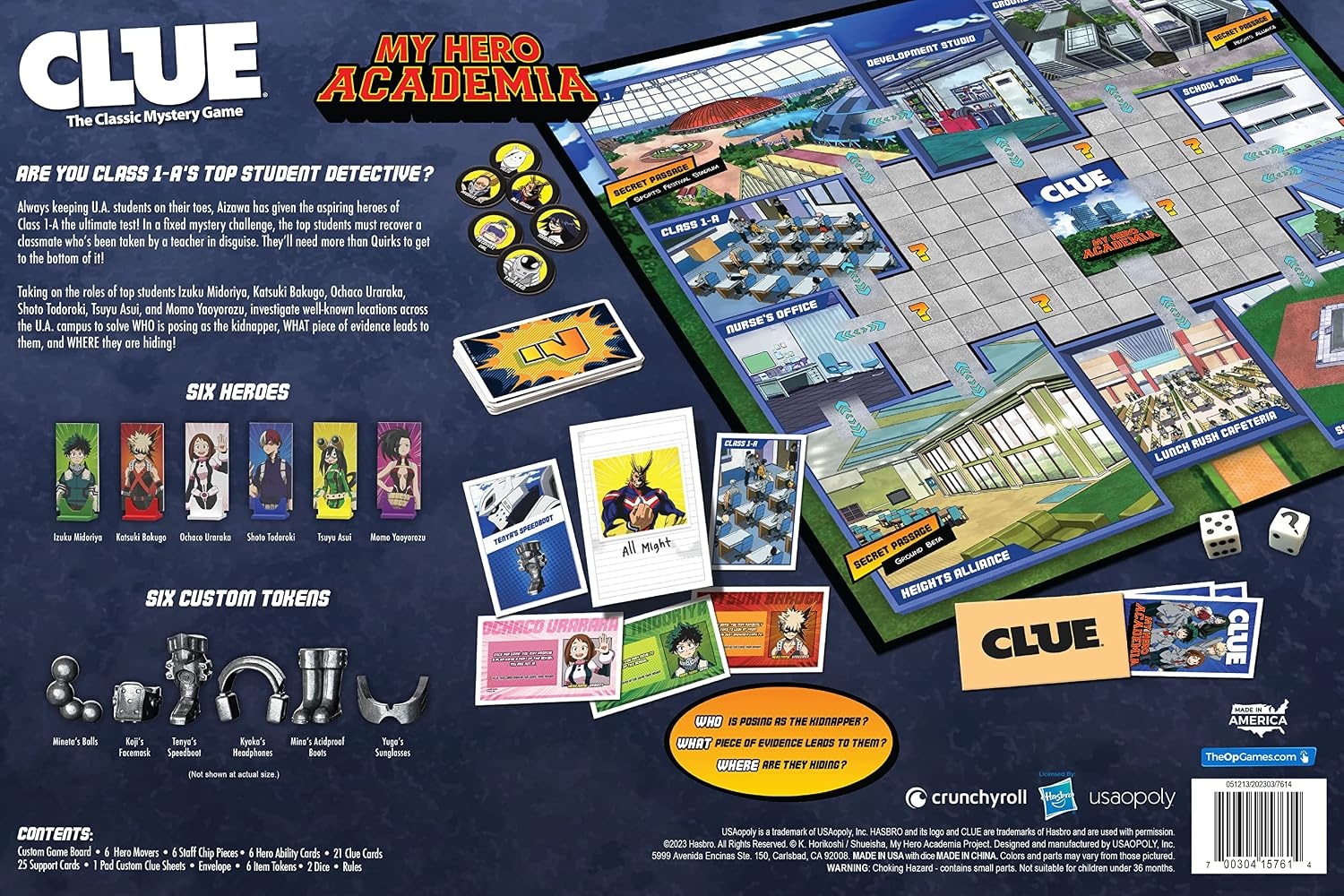 image:imageCLUE My Hero Academia Featuring Characters amp Locations from My Hero Academia OfficiallyLicensed My Hero Academia Anime TV Show Game amp Merchandise