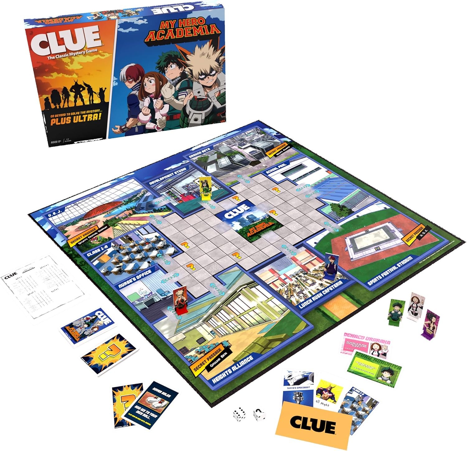 image:imageCLUE My Hero Academia Featuring Characters amp Locations from My Hero Academia OfficiallyLicensed My Hero Academia Anime TV Show Game amp Merchandise