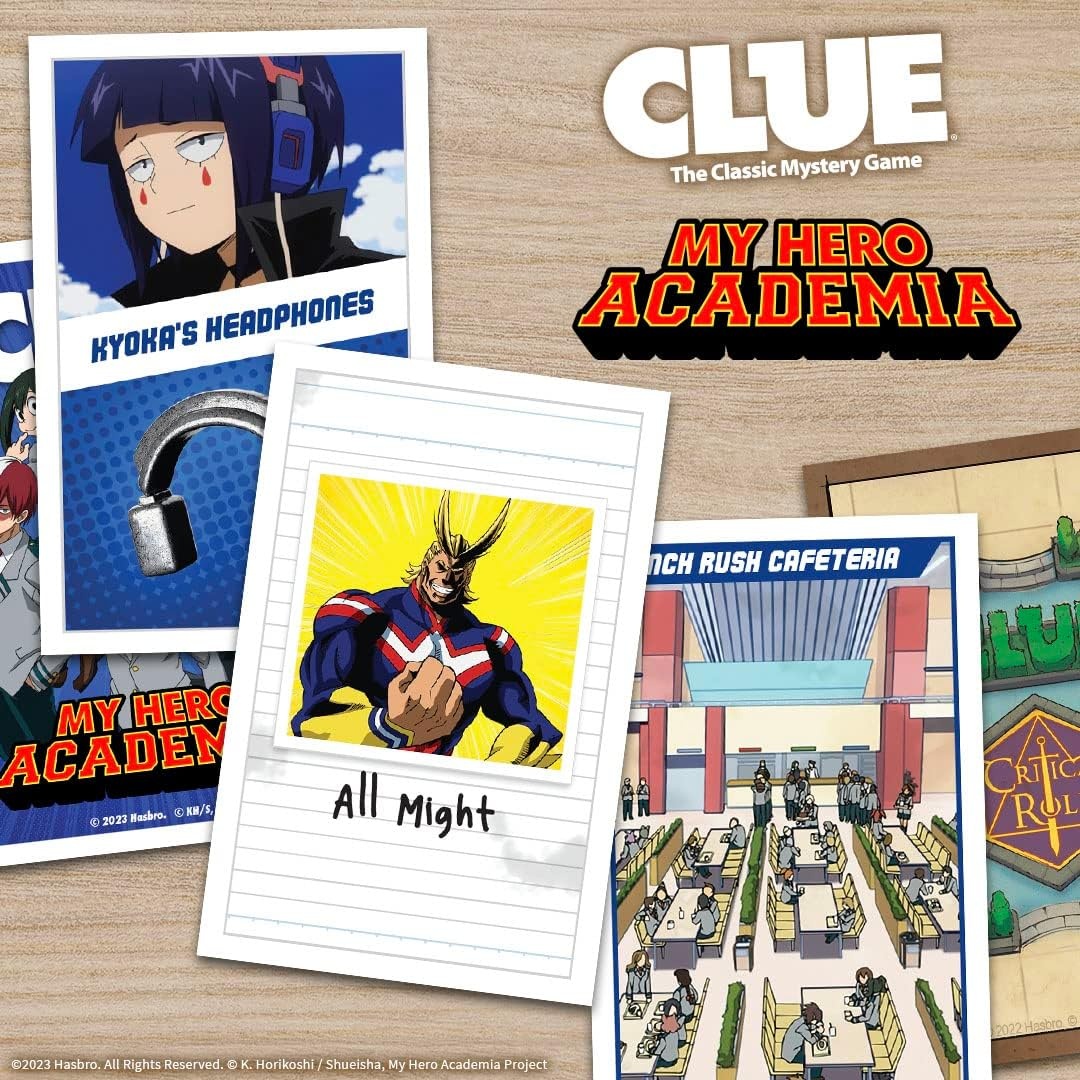 image:imageCLUE My Hero Academia Featuring Characters amp Locations from My Hero Academia OfficiallyLicensed My Hero Academia Anime TV Show Game amp Merchandise