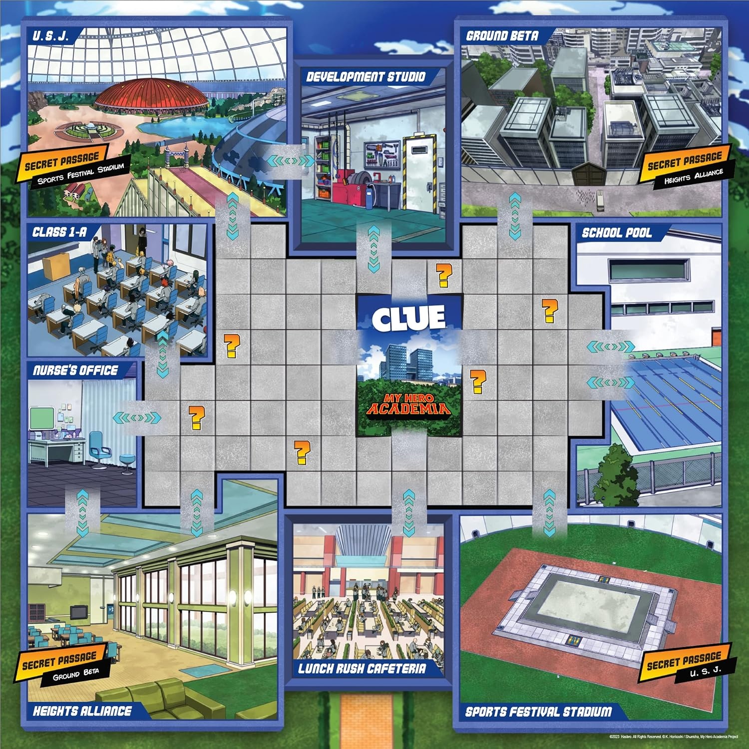image:imageCLUE My Hero Academia Featuring Characters amp Locations from My Hero Academia OfficiallyLicensed My Hero Academia Anime TV Show Game amp Merchandise