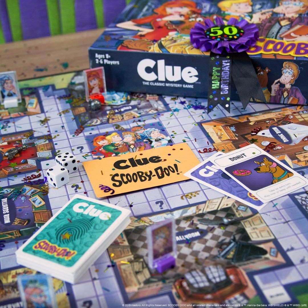 image:imageCLUE ScoobyDoo Board Game Official Merchandise Based on the Popular Cartoon Gather the Gang and Solve the Mystery