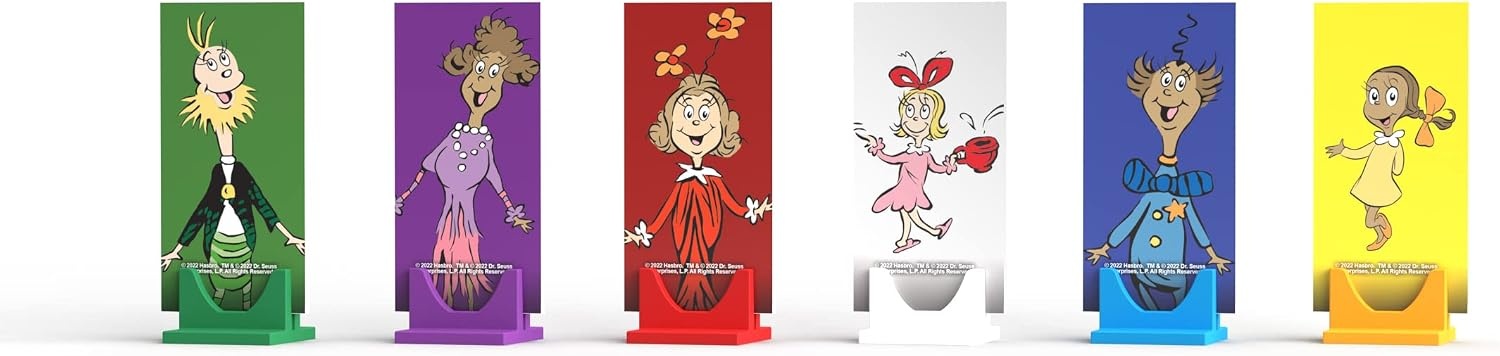 image:imageCLUE The Grinch Classic Mystery Board Game Solve the Holiday Theft in Whoville with CindyLou amp More Discover Who Where and What was Taken Officially Licensed Dr Seuss Merchandise