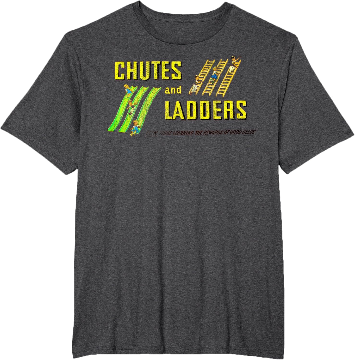 image:imageChutes And Ladders Classic Logo TShirtDark Heather Grey