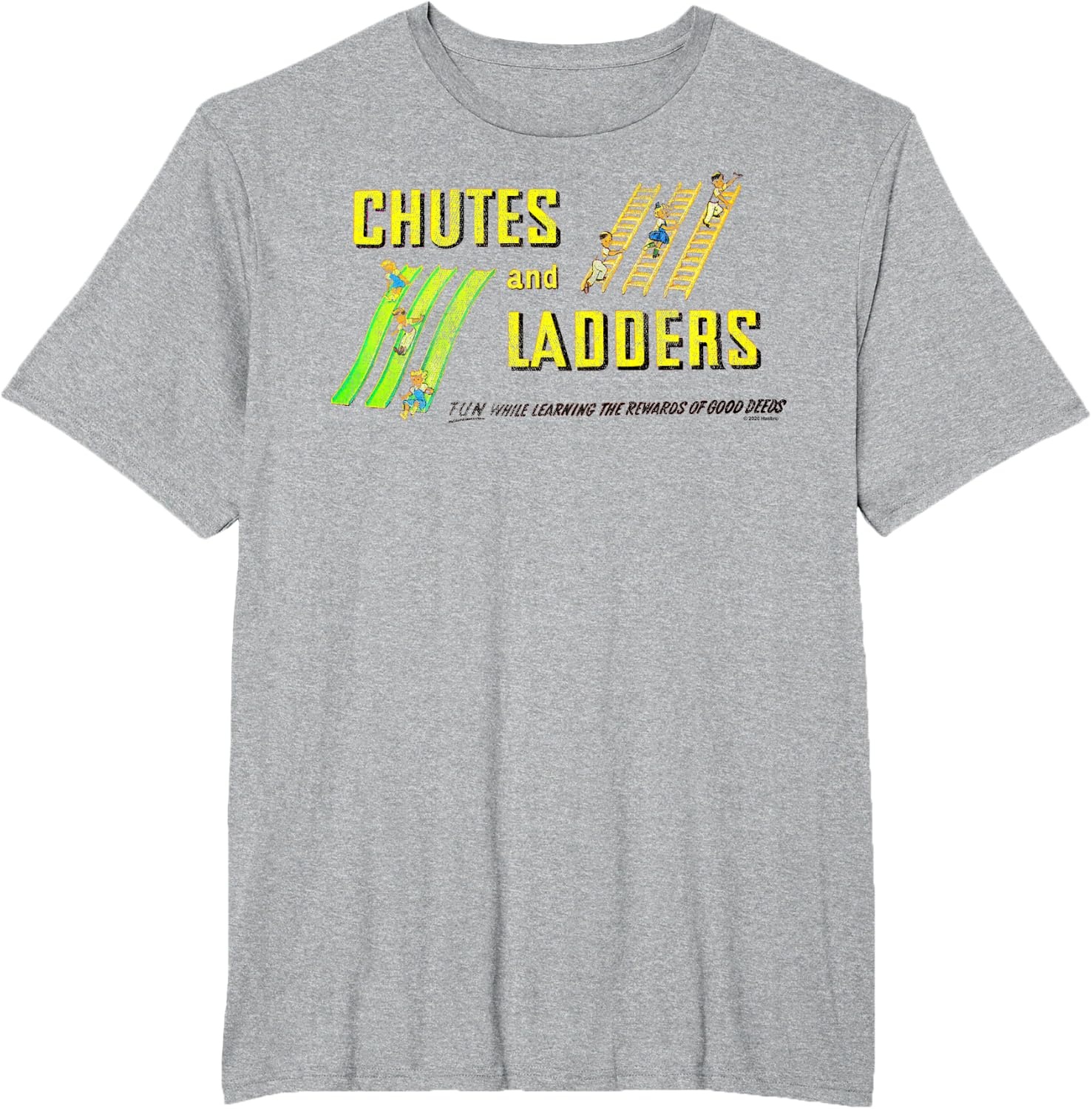 image:imageChutes And Ladders Classic Logo TShirtHeather Grey
