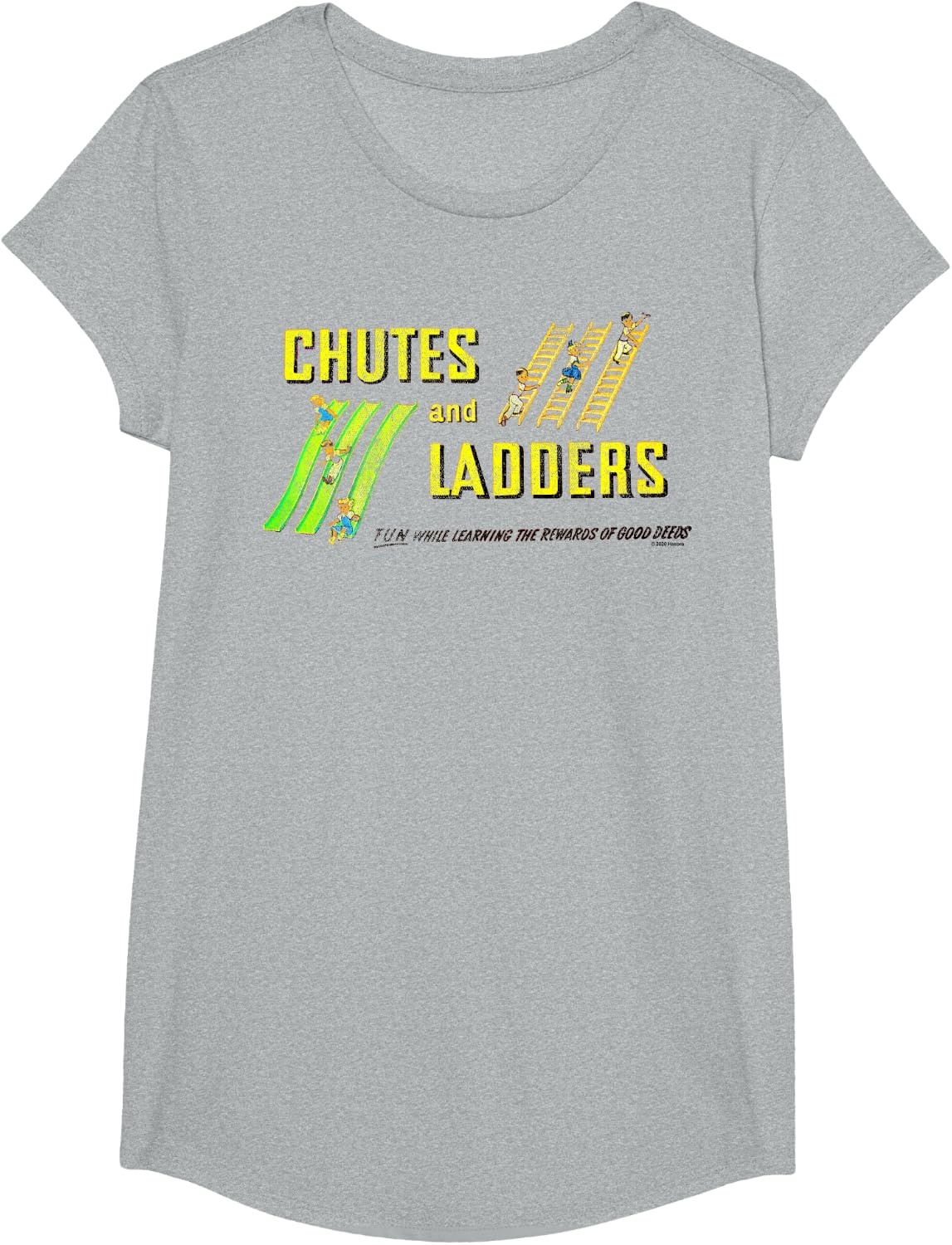 image:imageChutes And Ladders Classic Logo TShirtHeather Grey
