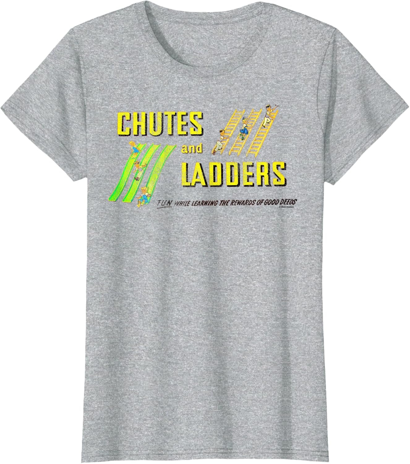 image:imageChutes And Ladders Classic Logo TShirtHeather Grey