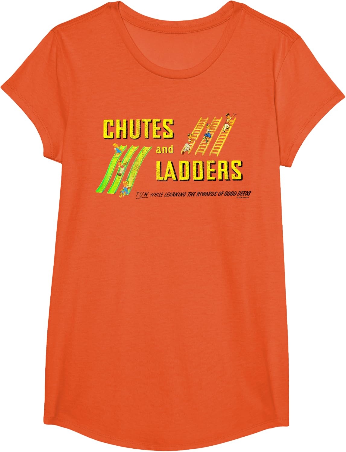 image:imageChutes And Ladders Classic Logo TShirtOrange