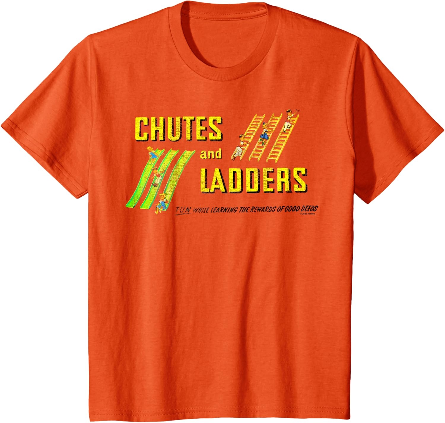 image:imageChutes And Ladders Classic Logo TShirtOrange