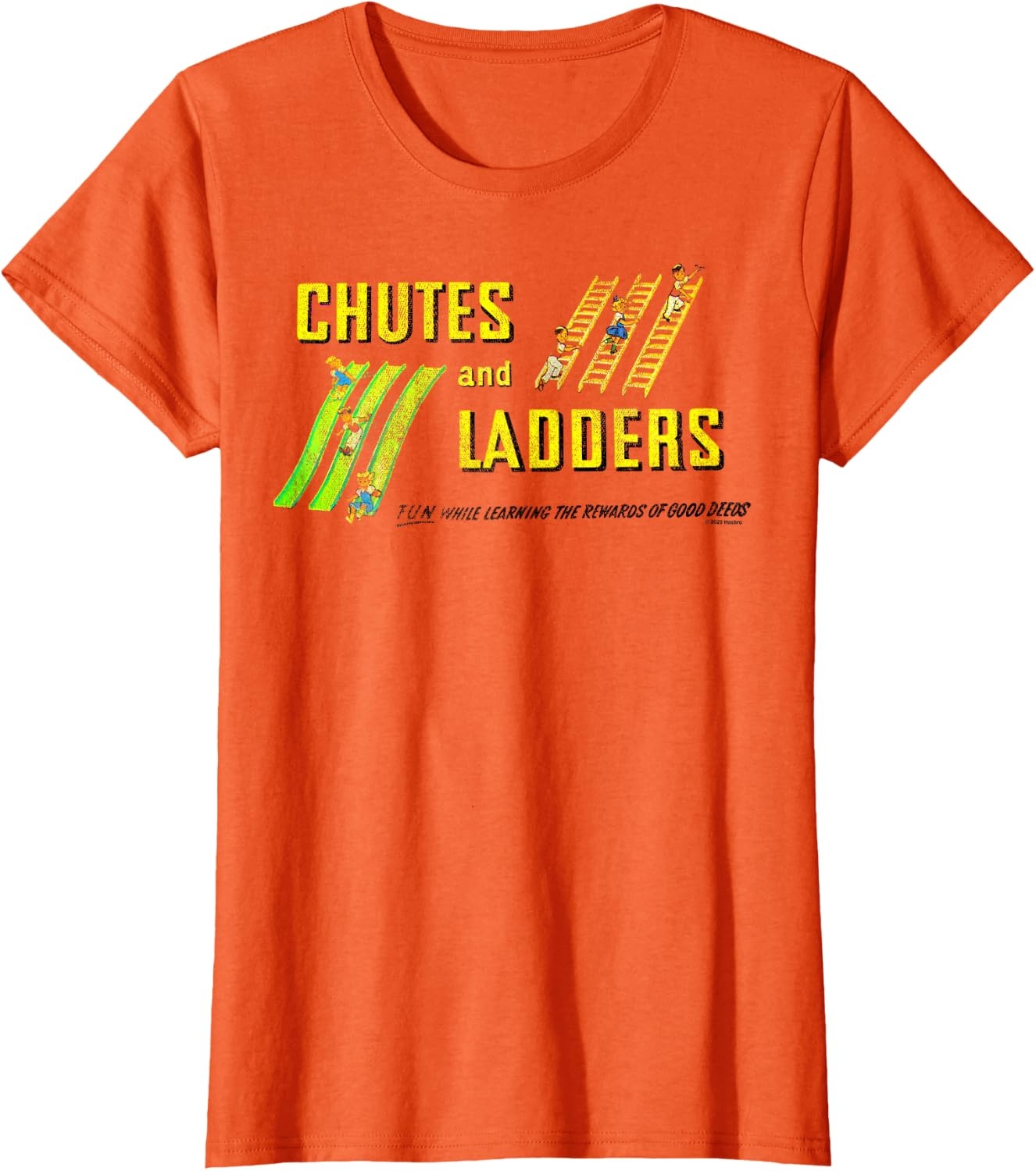 image:imageChutes And Ladders Classic Logo TShirtOrange