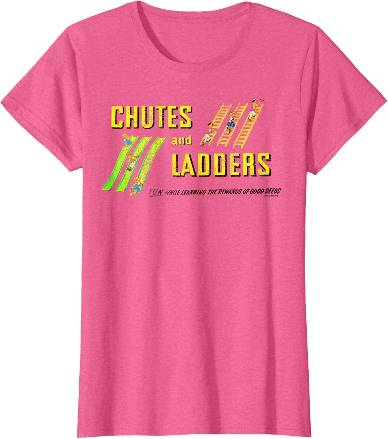 image:imageChutes And Ladders Classic Logo TShirtPink Heather