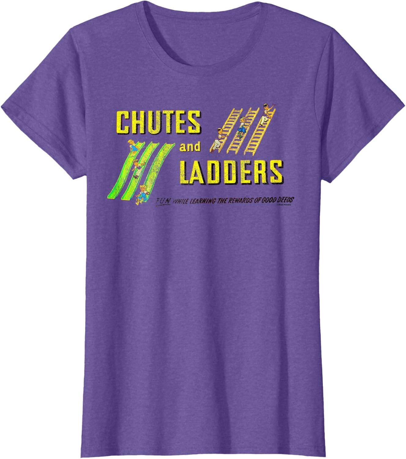 image:imageChutes And Ladders Classic Logo TShirtPurple Heather