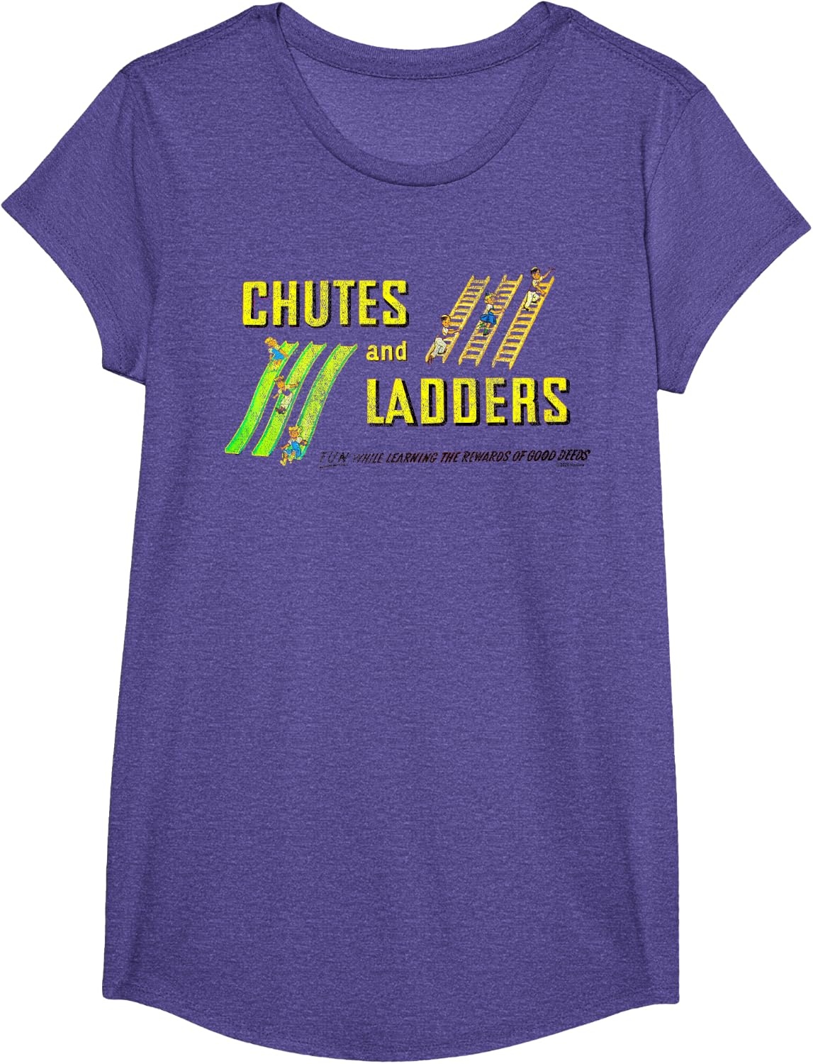 image:imageChutes And Ladders Classic Logo TShirtPurple Heather