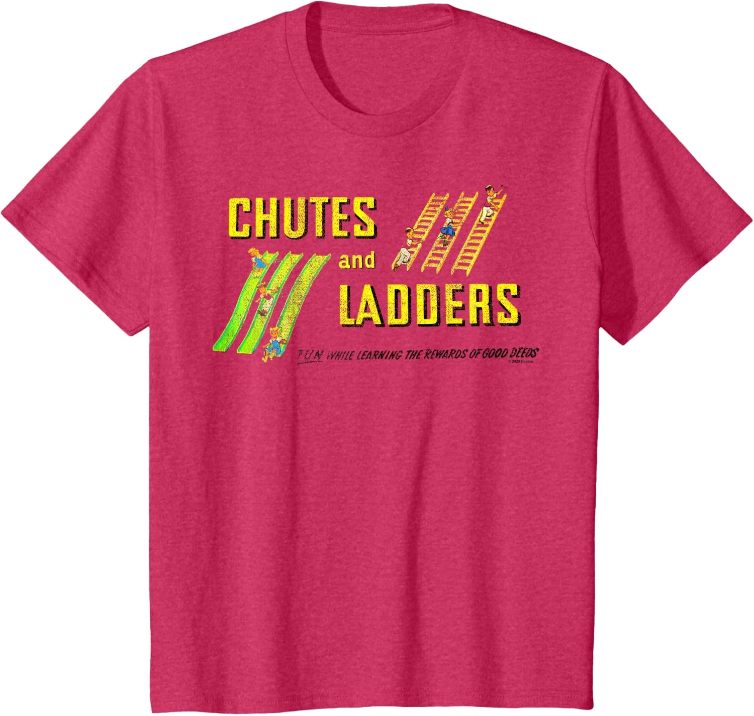 image:imageChutes And Ladders Classic Logo TShirtRed Heather