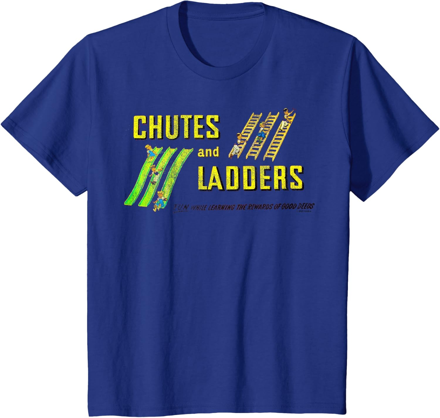 image:imageChutes And Ladders Classic Logo TShirtRoyal Blue