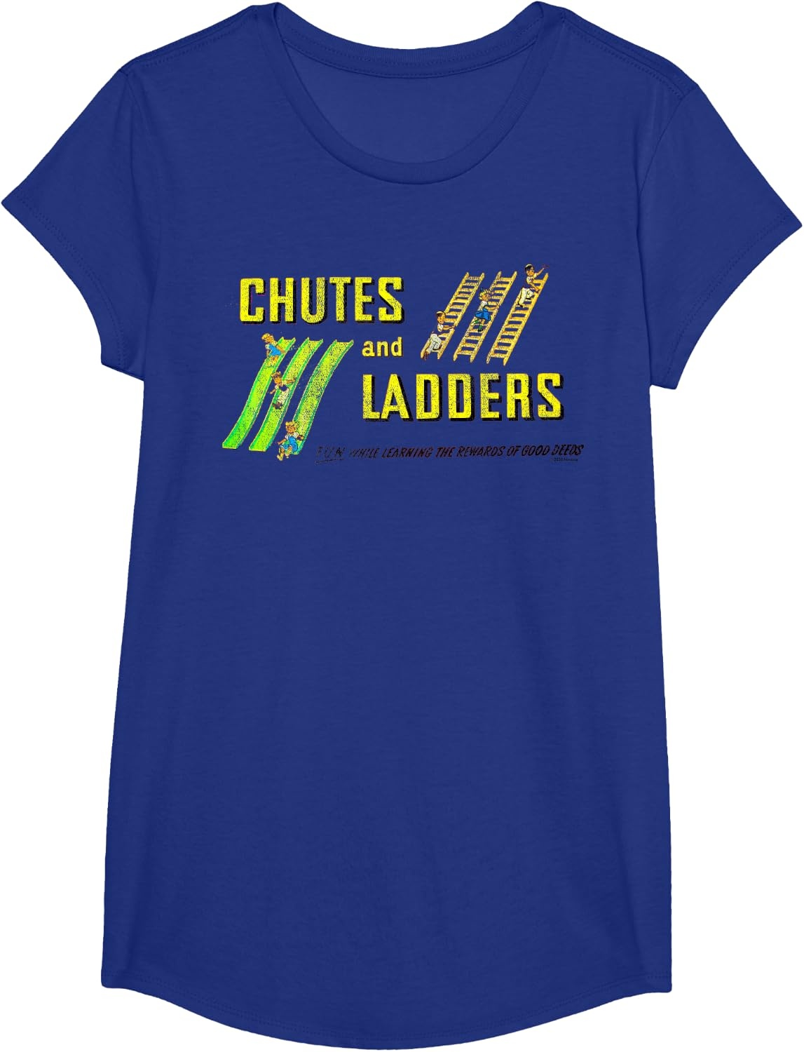 image:imageChutes And Ladders Classic Logo TShirtRoyal Blue