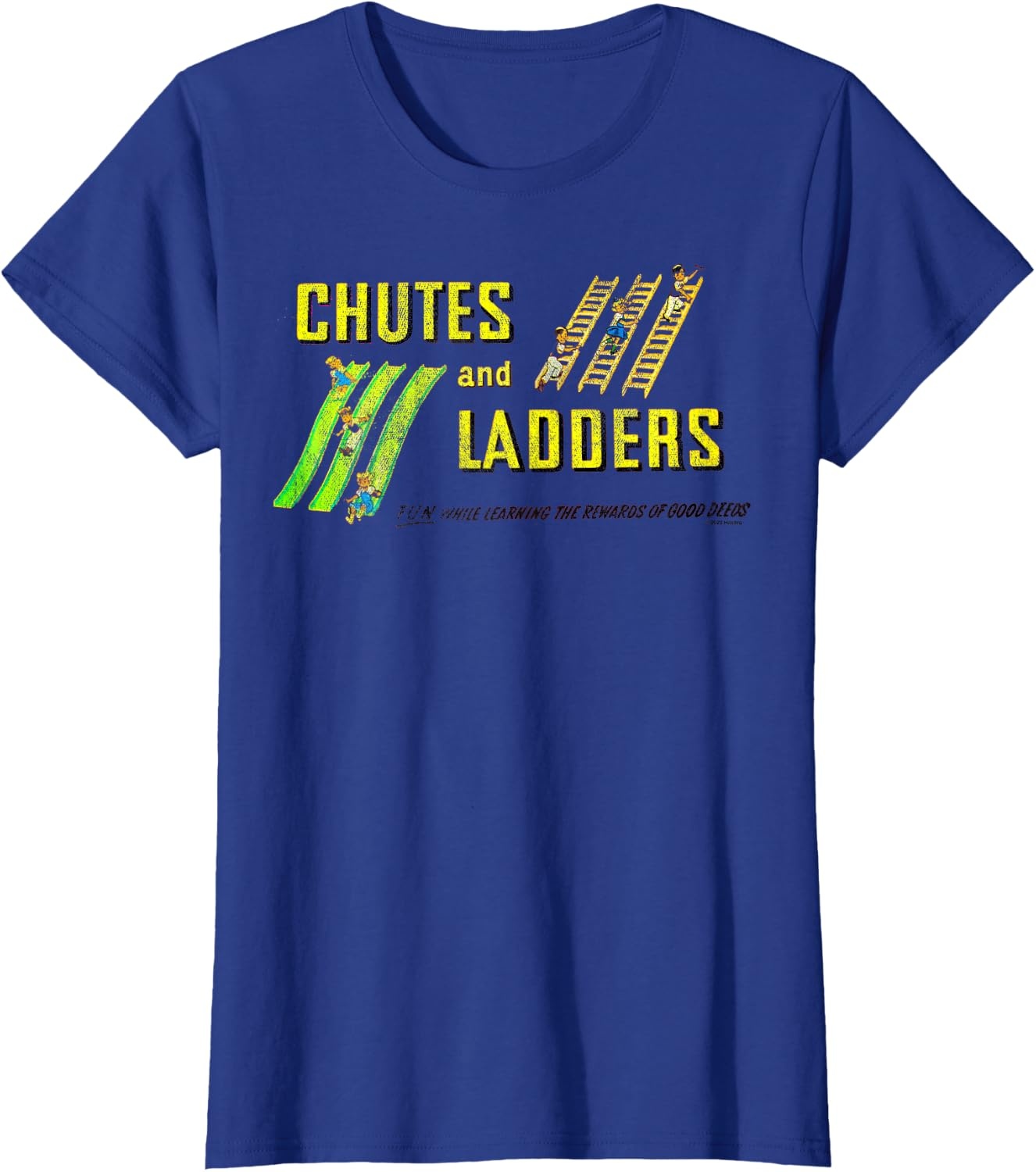 image:imageChutes And Ladders Classic Logo TShirtRoyal Blue
