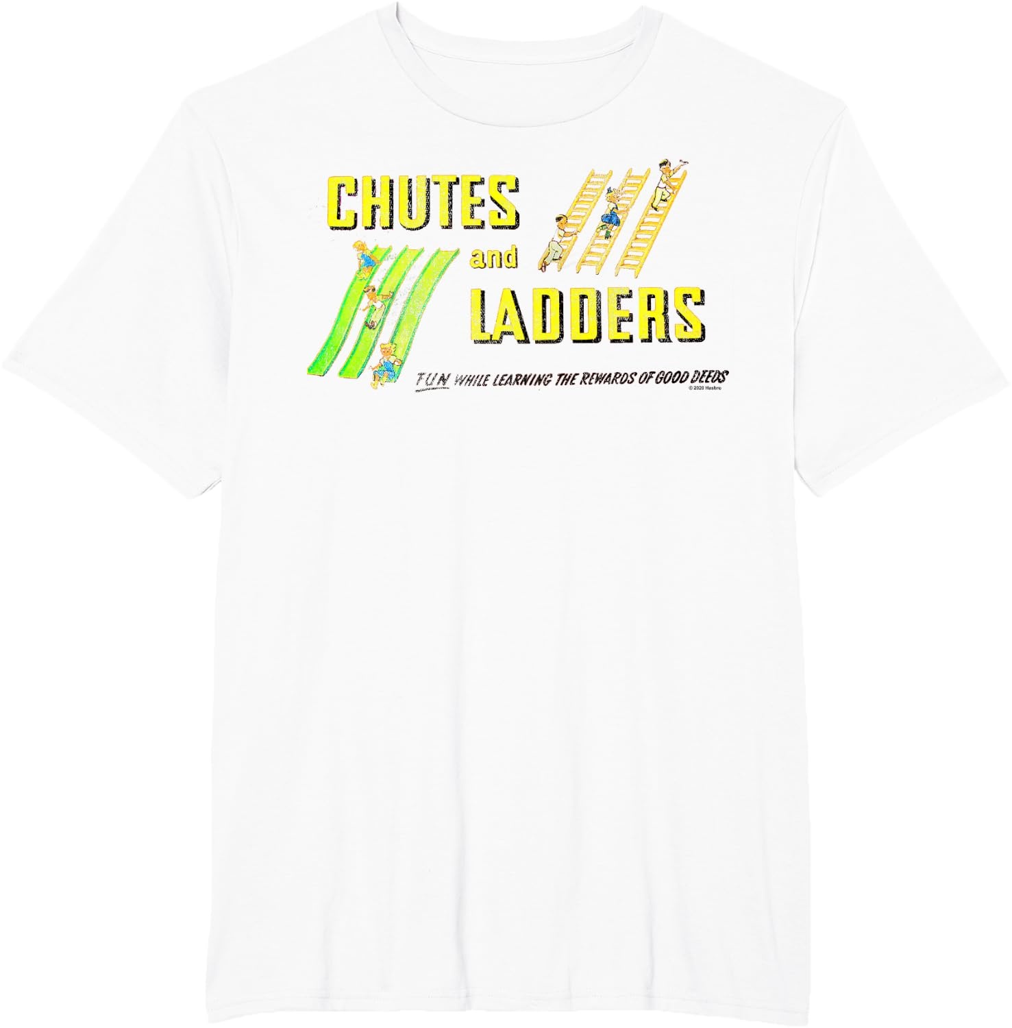 image:imageChutes And Ladders Classic Logo TShirtWhite
