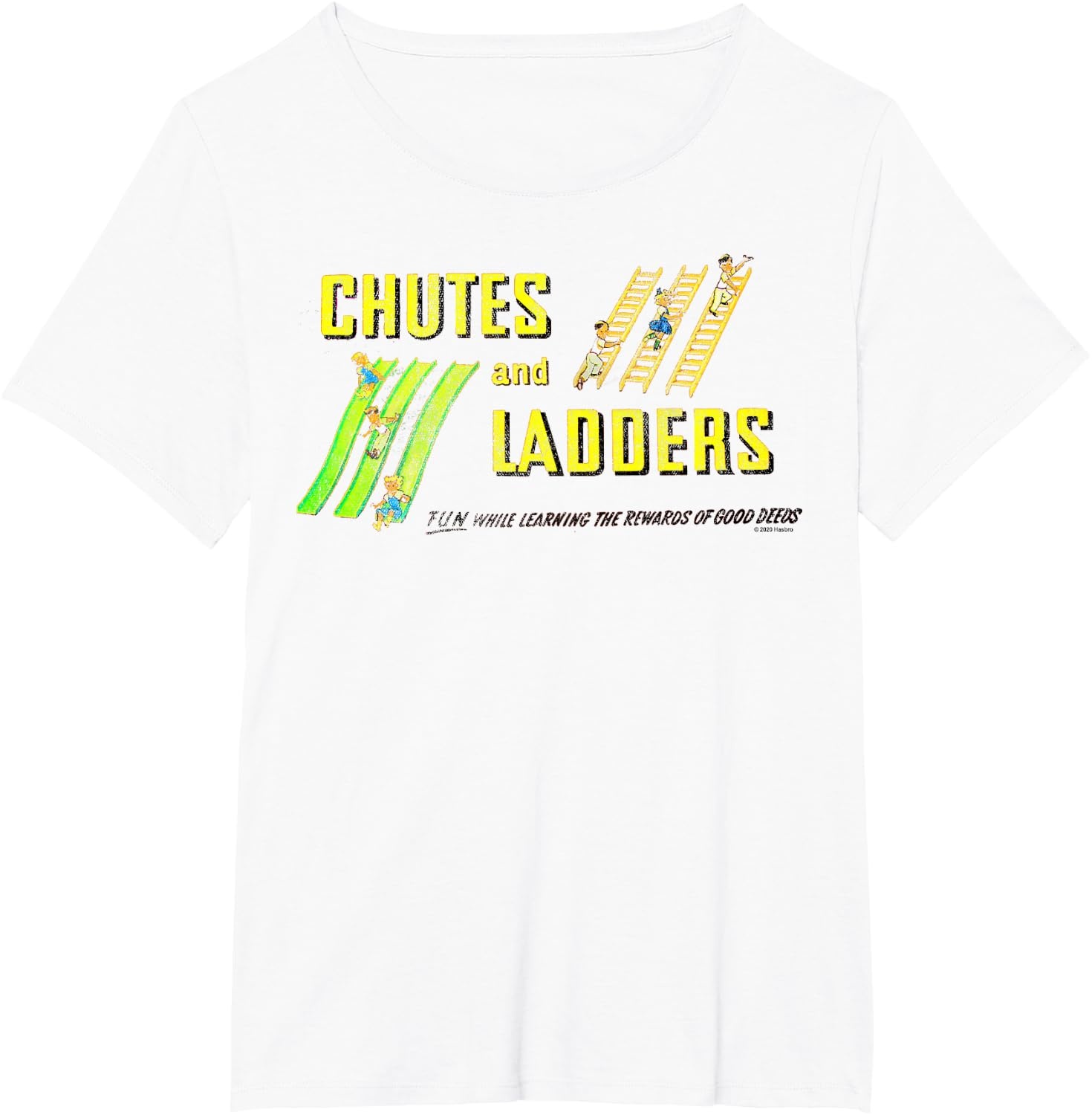 image:imageChutes And Ladders Classic Logo TShirtWhite