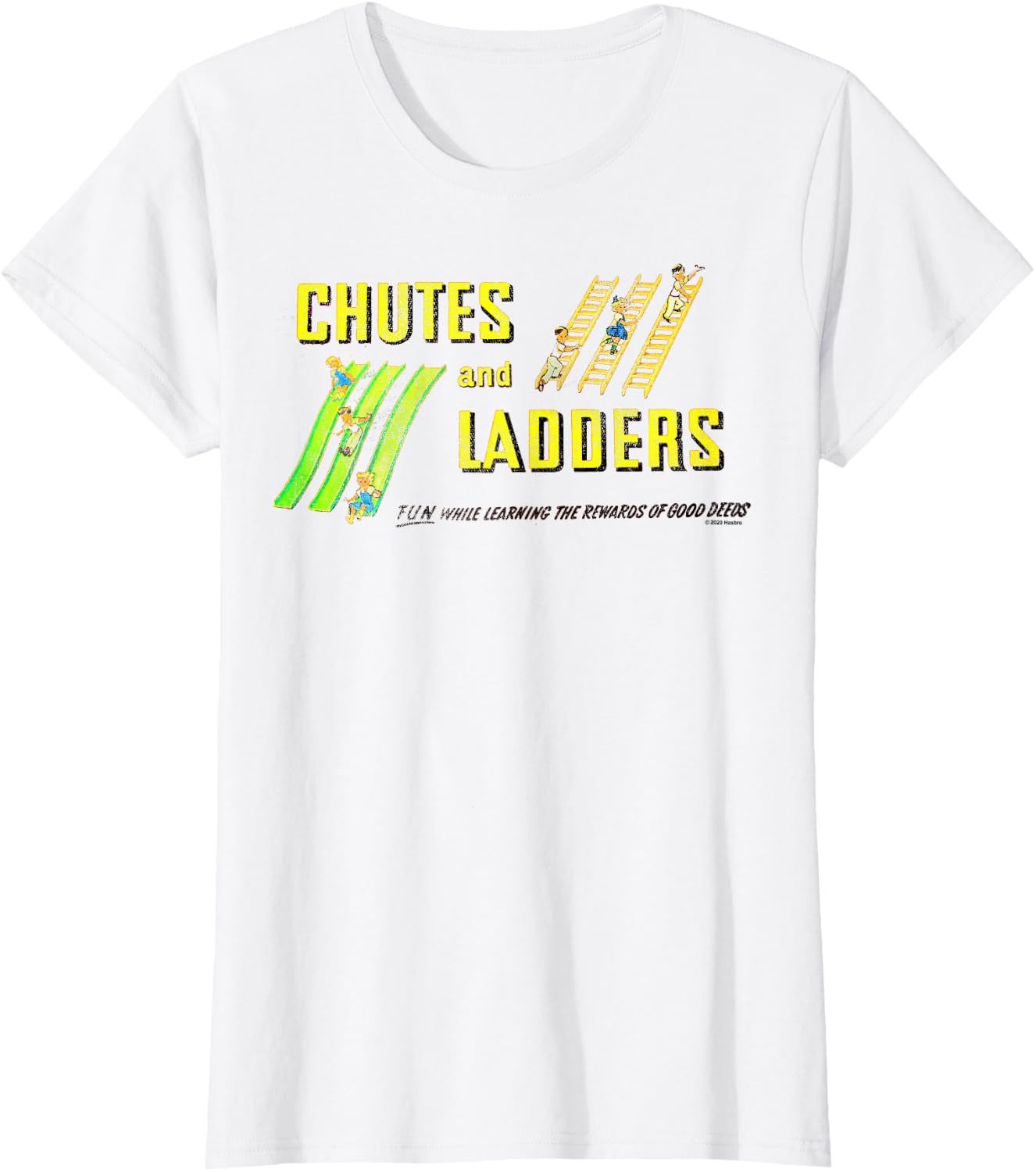 image:imageChutes And Ladders Classic Logo TShirtWhite