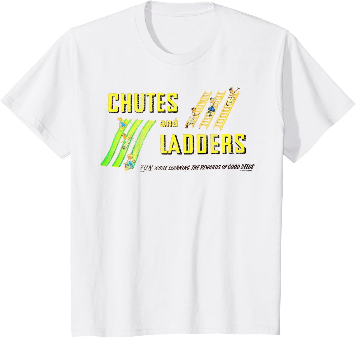 image:imageChutes And Ladders Classic Logo TShirtWhite