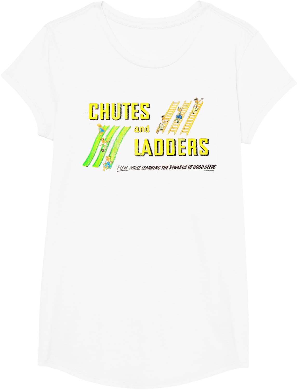 image:imageChutes And Ladders Classic Logo TShirtWhite