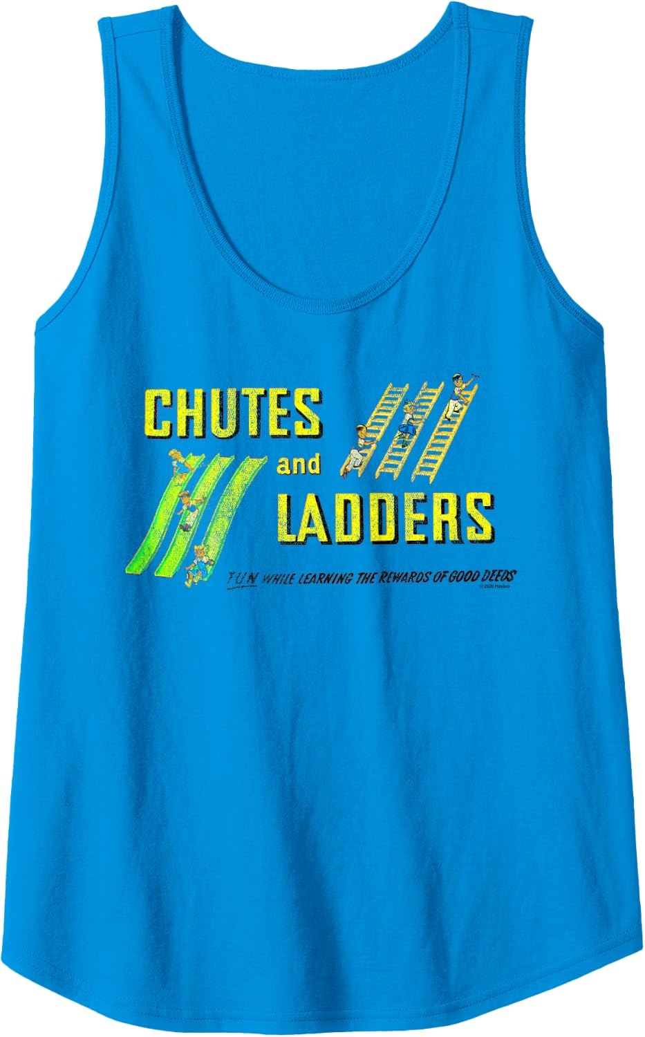 image:imageChutes And Ladders Classic Logo Tank TopSapphire Blue
