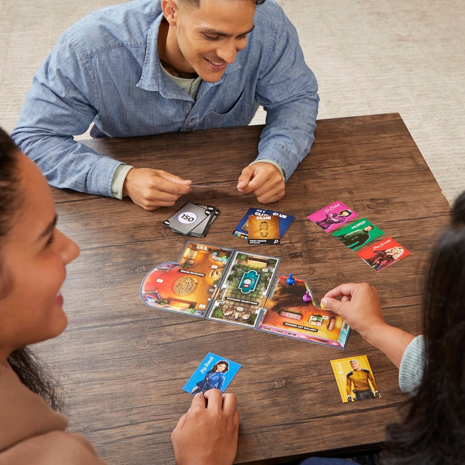 image:imageClue Escape The Midnight Hotel Board Game Clue Escape Room Game 1Time Solve Mystery Games Family Games for Ages 10 16 Players 90 Mins AvgRobbery at the Museum