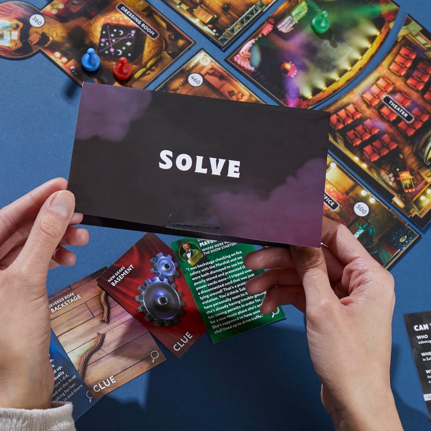 image:imageClue Escape The Midnight Hotel Board Game Clue Escape Room Game 1Time Solve Mystery Games Family Games for Ages 10 16 Players 90 Mins AvgThe Illusionists Club