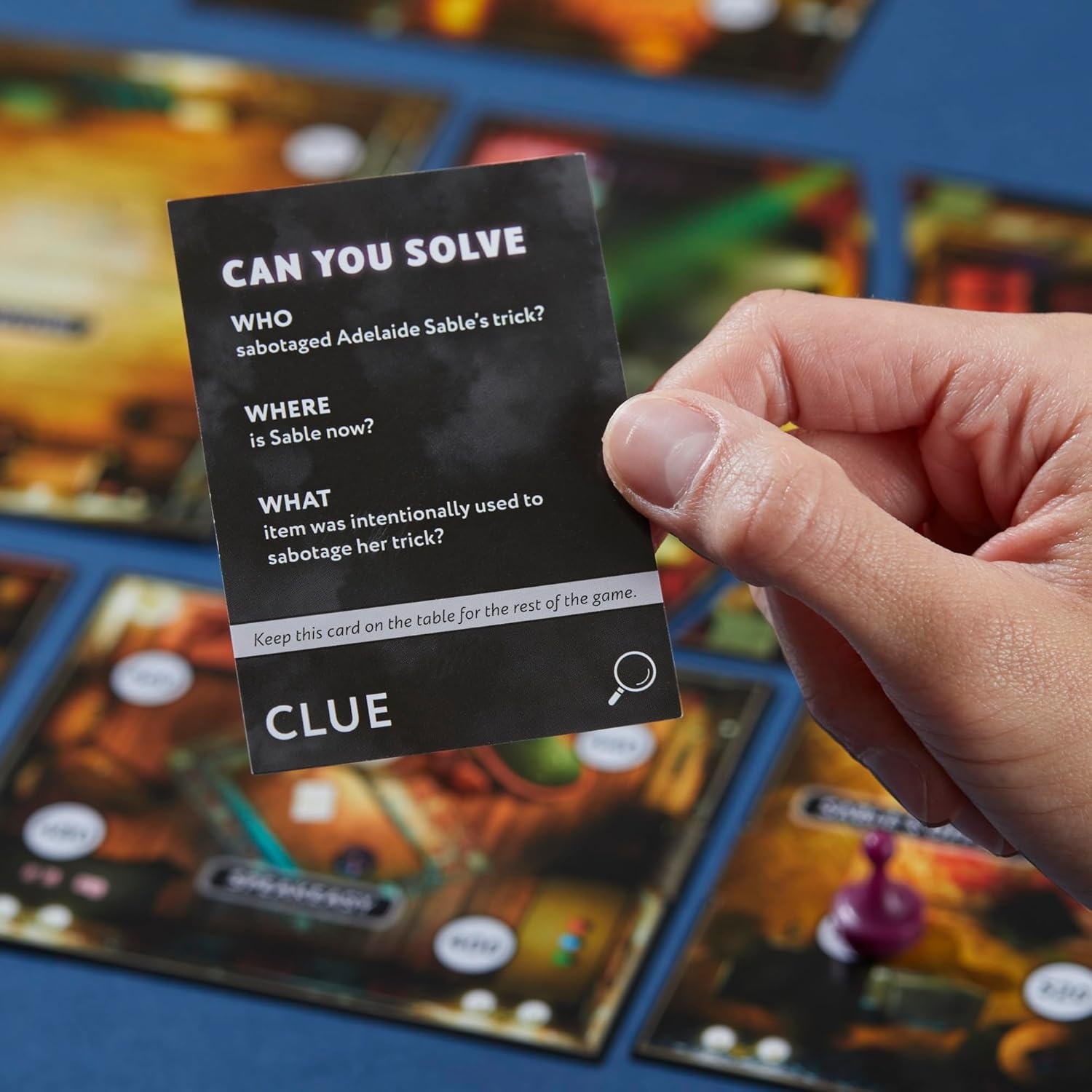 image:imageClue Escape The Midnight Hotel Board Game Clue Escape Room Game 1Time Solve Mystery Games Family Games for Ages 10 16 Players 90 Mins AvgThe Illusionists Club
