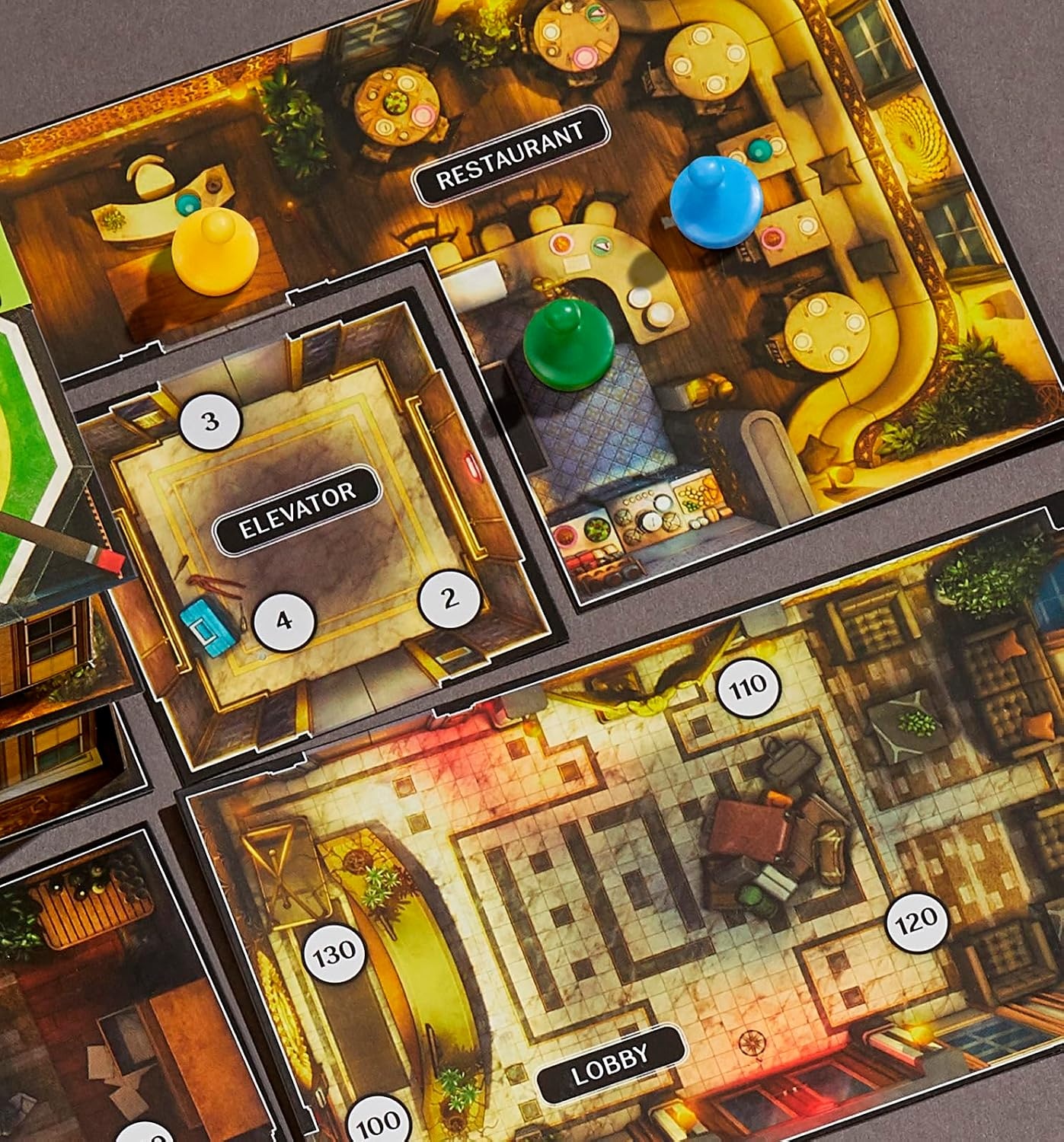 image:imageClue Escape The Midnight Hotel Board Game Clue Escape Room Game 1Time Solve Mystery Games Family Games for Ages 10 16 Players 90 Mins AvgThe Midnight Hotel
