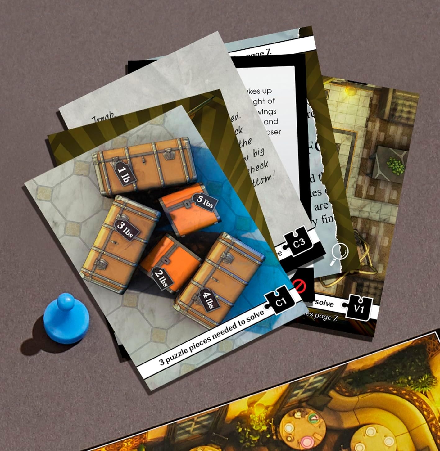 image:imageClue Escape The Midnight Hotel Board Game Clue Escape Room Game 1Time Solve Mystery Games Family Games for Ages 10 16 Players 90 Mins AvgThe Midnight Hotel
