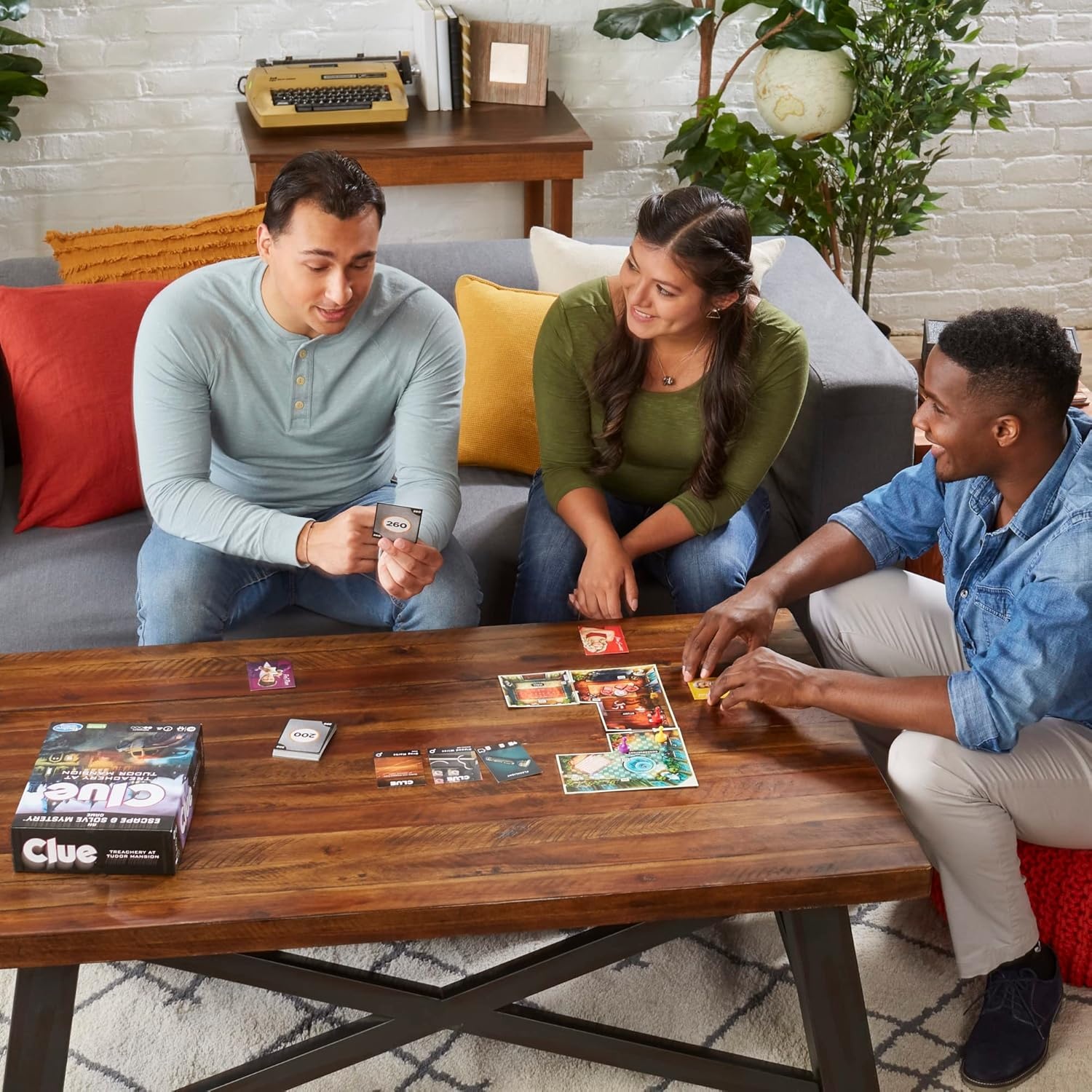 image:imageClue Escape The Midnight Hotel Board Game Clue Escape Room Game 1Time Solve Mystery Games Family Games for Ages 10 16 Players 90 Mins AvgTreachery at Tudor Mansion