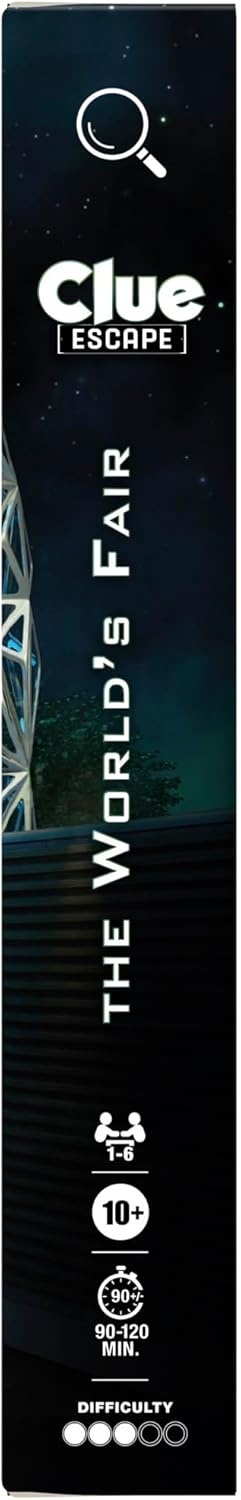 image:imageClue Escape The Worlds Fair Board Game Escape Room 1Time Solve Mystery Games Ages 10 1 to 6 Players 90 120 Mins Family Games