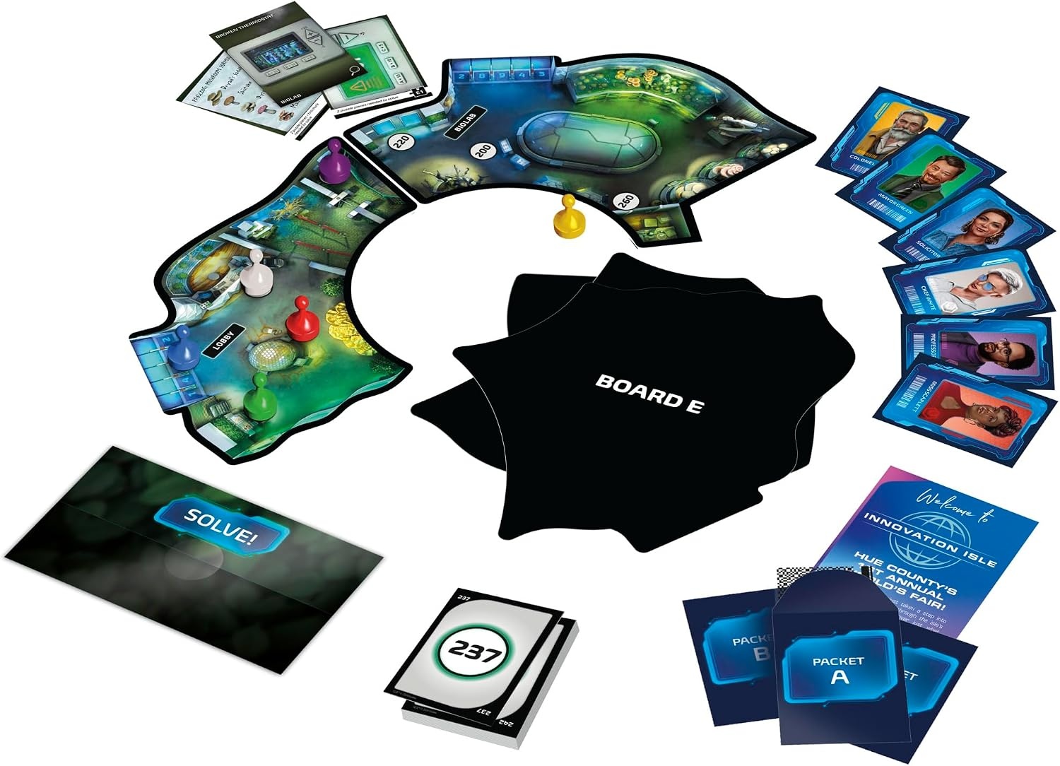 image:imageClue Escape The Worlds Fair Board Game Escape Room 1Time Solve Mystery Games Ages 10 1 to 6 Players 90 120 Mins Family Games