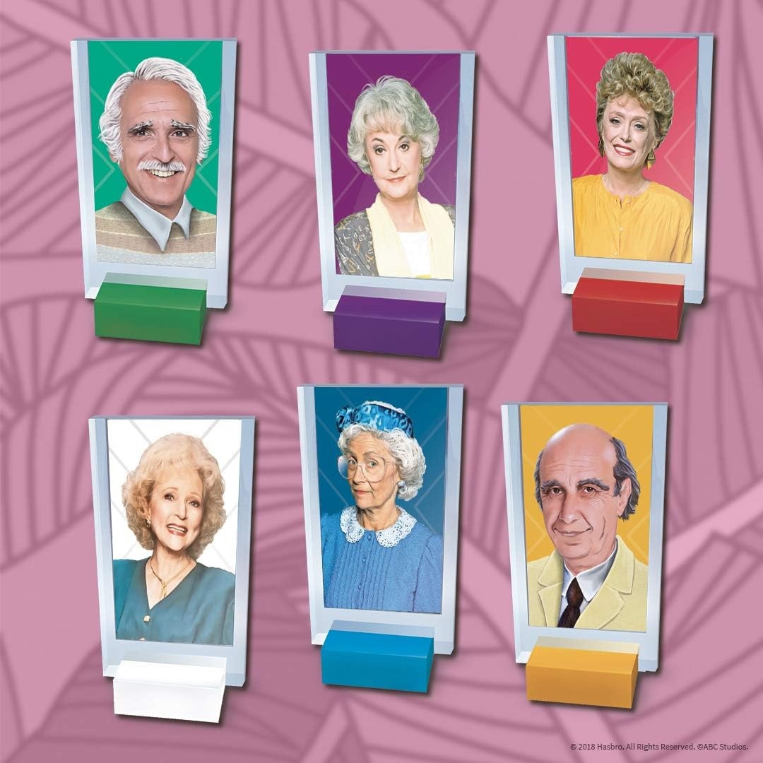 image:imageClue The Golden Girls Board Game Golden Girls TV Show Themed Game Solve The Mystery of Who Ate The Lastpiece of Cheesecake Officially Licensed Golden Girls Merchandise Themed Clue Mystery Game