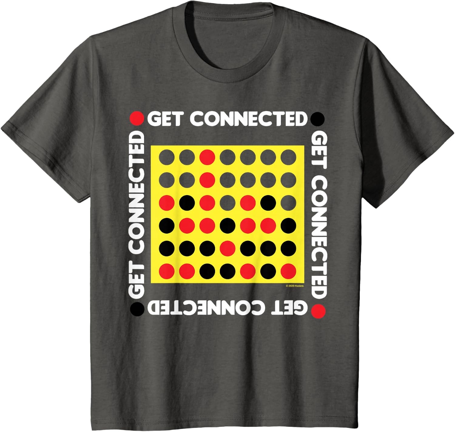 image:imageConnect Four Game Box Up TShirtAsphalt Grey