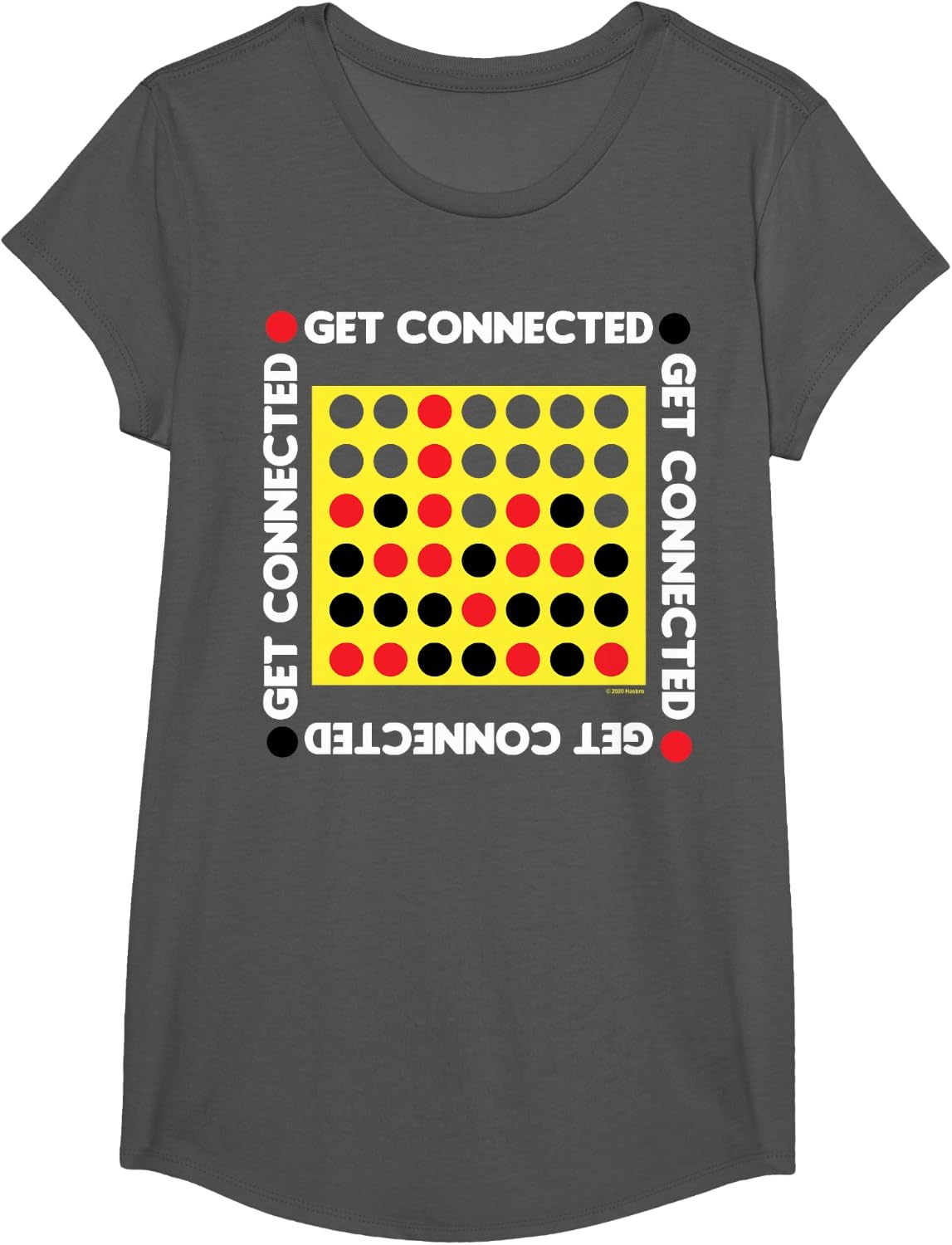 image:imageConnect Four Game Box Up TShirtAsphalt Grey