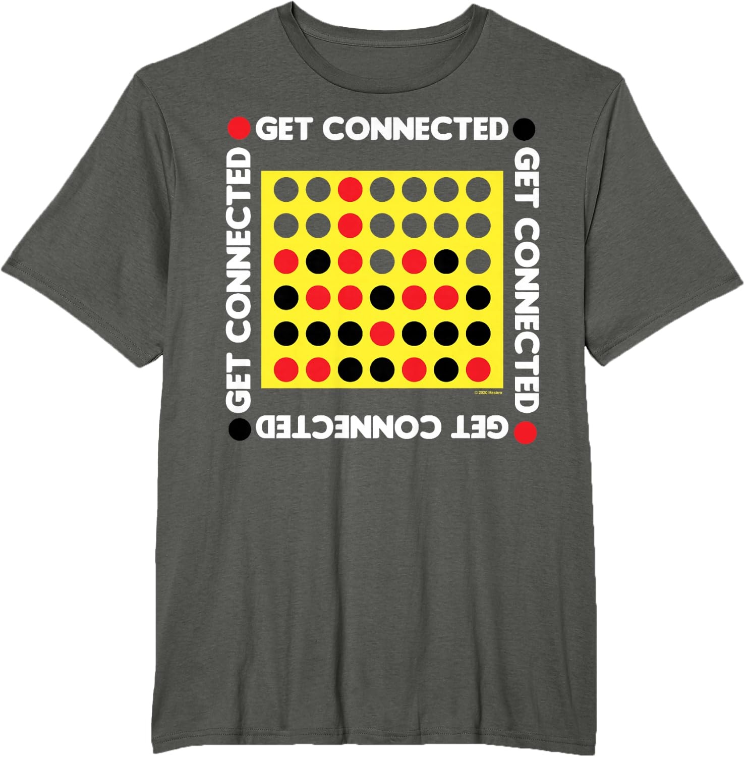 image:imageConnect Four Game Box Up TShirtAsphalt Grey